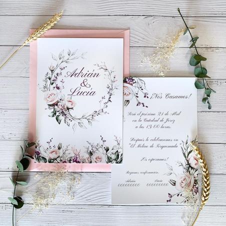 Tarjeta Boda Elegante Chic