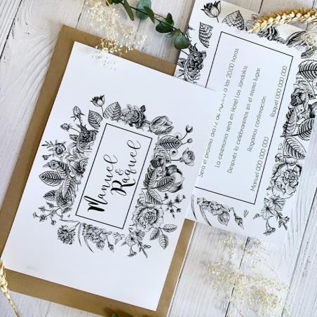 Invitación de Boda Económica