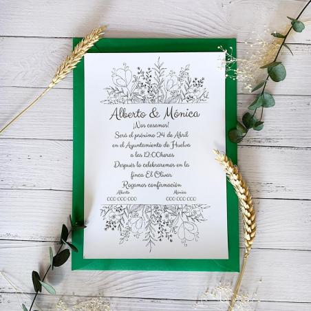 Invitación Ilustración Bosque