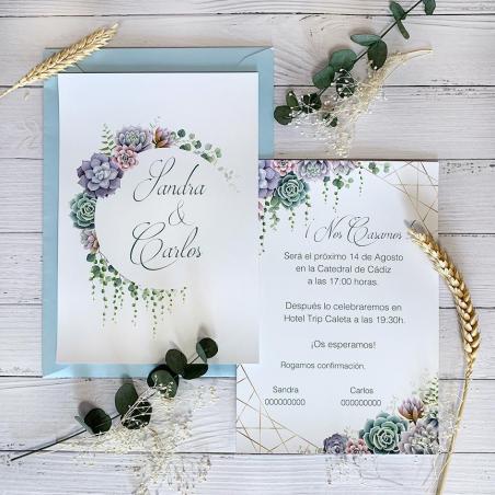 Invitación de Boda Diferente