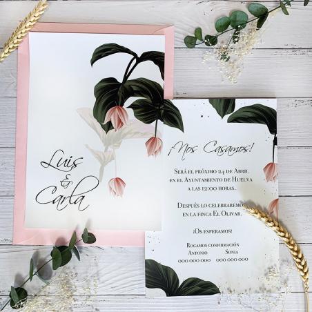 Invitación de Boda Moderna