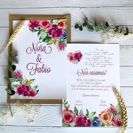 Invitación Boda Puzzle