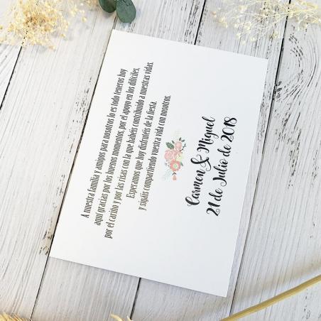 Tarjeta de Recuerdo Sencilla