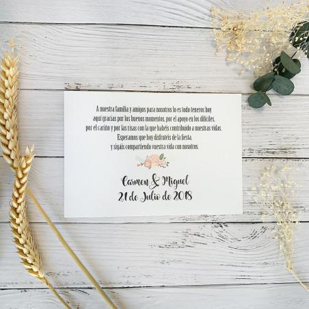 Tarjeta de Recuerdo Sencilla