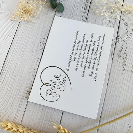 Tarjeta de Agradecimiento Corazón