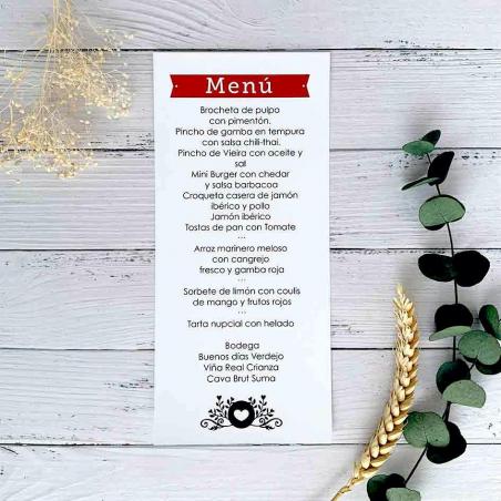 Minuta Boda Moderna