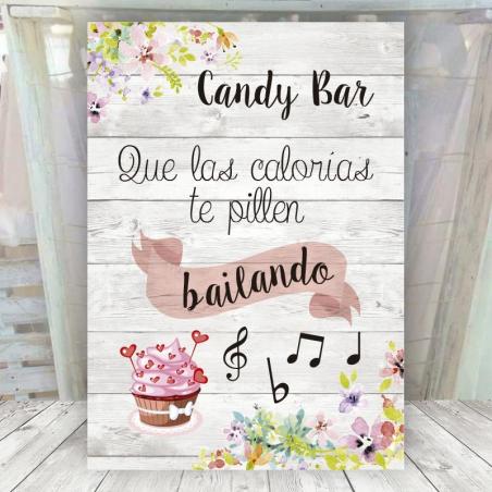 Cartel Decorativo Candy Bar