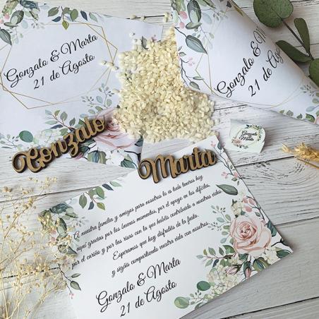 Pack papeleria elegante para boda