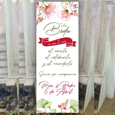 Banner Boda Amapolas