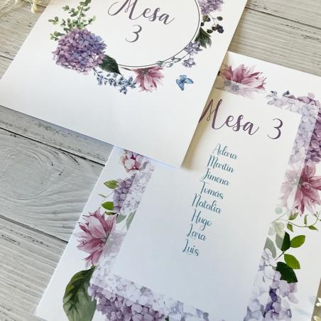 Seating Hortensias Lilas