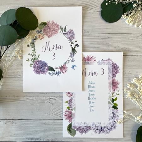 Seating Hortensias Lilas