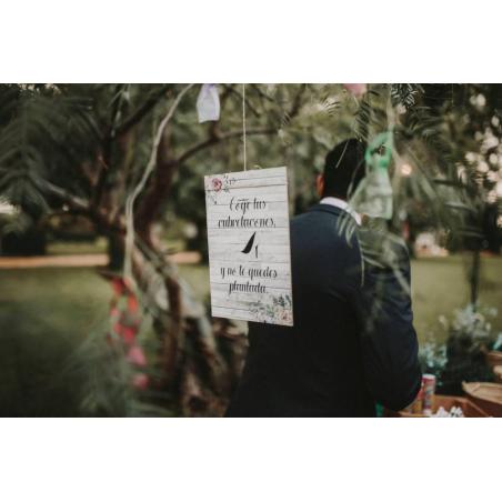 Cartel para dejar los tacones