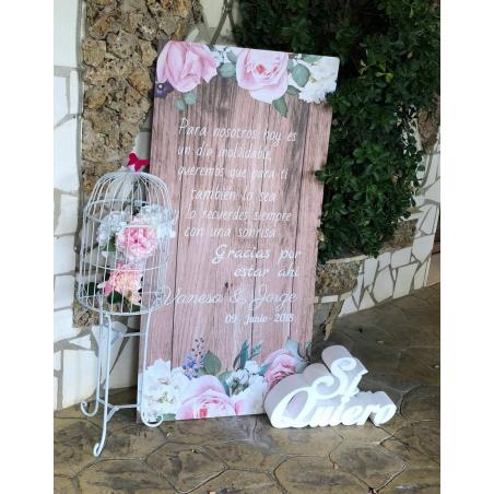 Cartel Romantico para personalizar