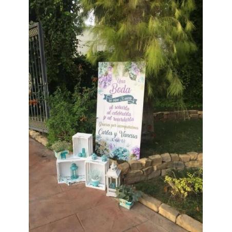 Cartel para Bodas personalizado