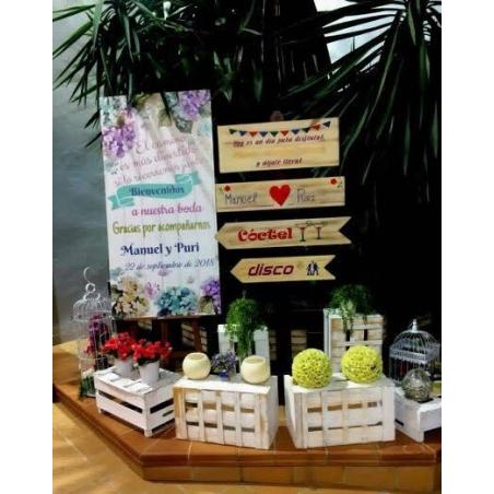 Cartel para Bodas personalizado
