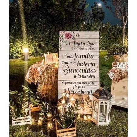 Cartel de Bienvenida para Personalizar