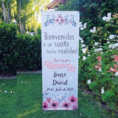Cartel Bienvenida Cerezo en Primavera
