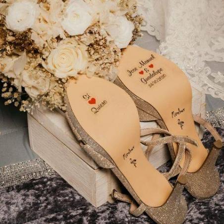 Adhesivos para Zapatos Corazón Rojo