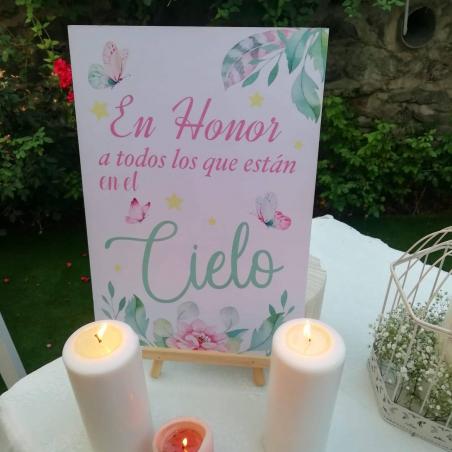 Cartel Mariposas Cielo