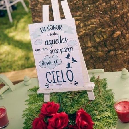 CARTEL En honor a los que están en el cielo
