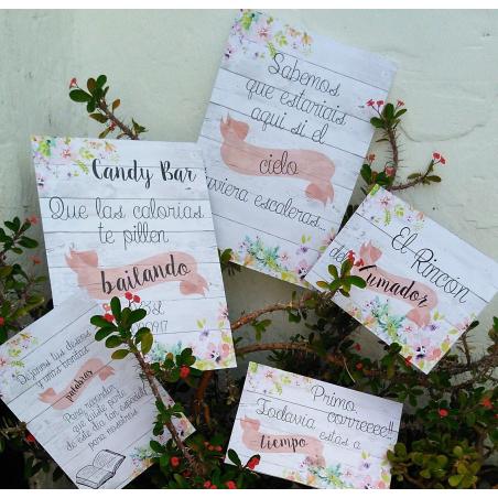 Cartel Decorativo Candy Bar