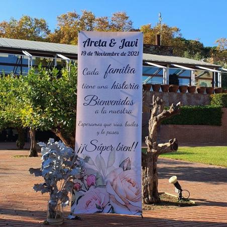Cartel para Boda con Soporte