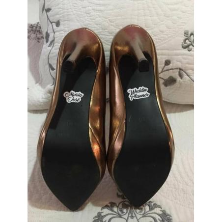 PEGATINAS SUELA ZAPATOS TEXTO