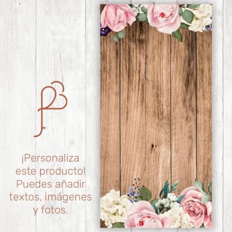 Cartel Romantico para personalizar