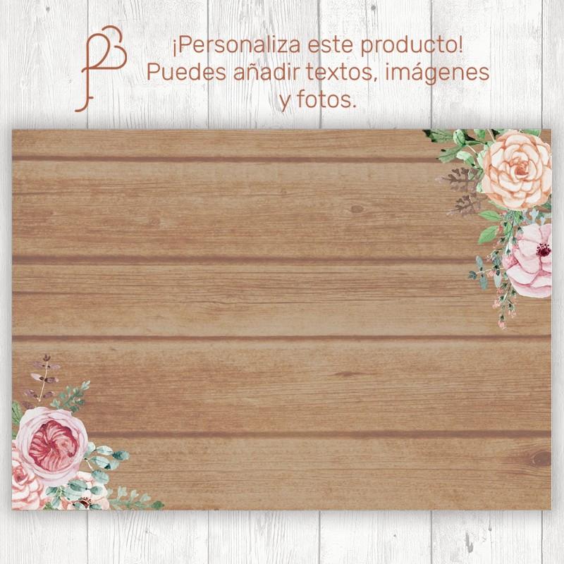 Cartel Floral para Bodas