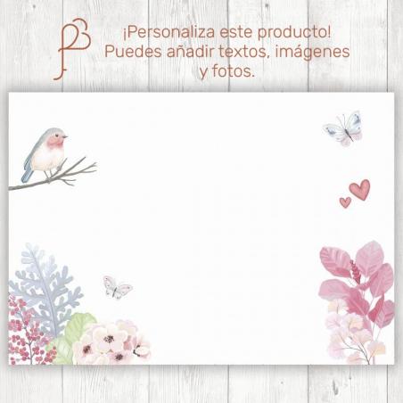 Cartel para personalizar Pajarito