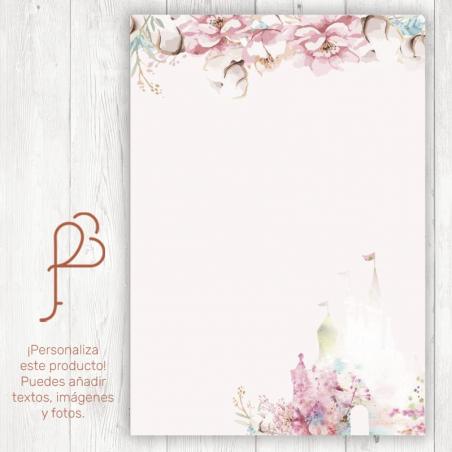 Cartel Boda personalizado Castillo Disney