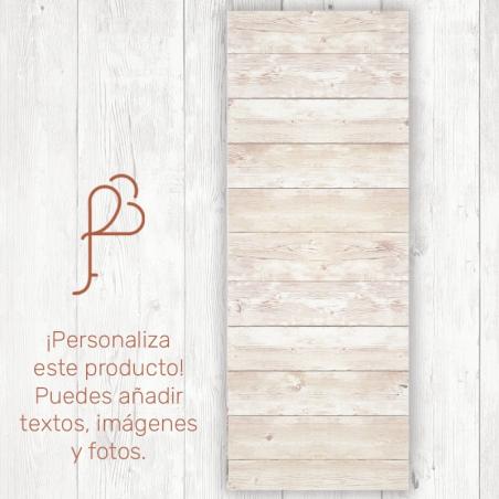 Banner para Personalizar Textura Madera