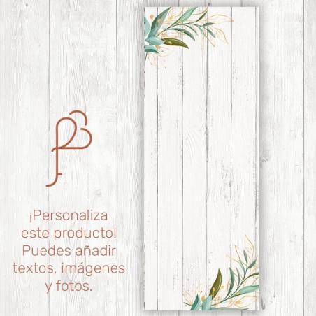 Banner para Personalizar Flor Verde
