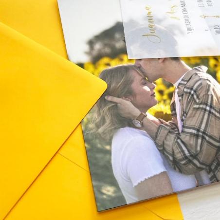 Invitación con foto y Transparencia