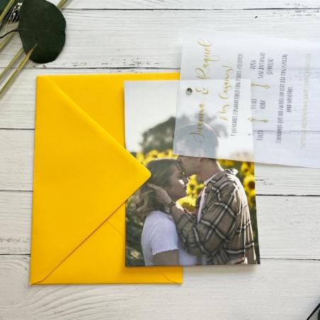 invitacion boda papel transparente