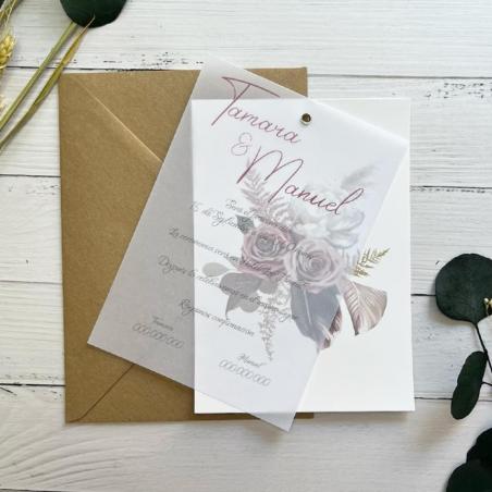 Invitacion Elegante Floral