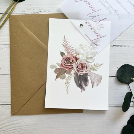 Invitacion Elegante Floral
