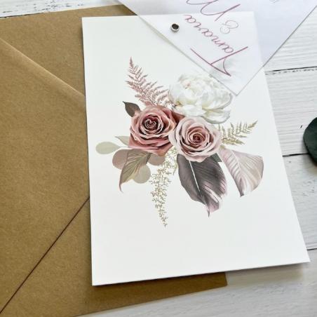 Invitacion Elegante Floral