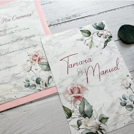 Invitación Elegante Floral