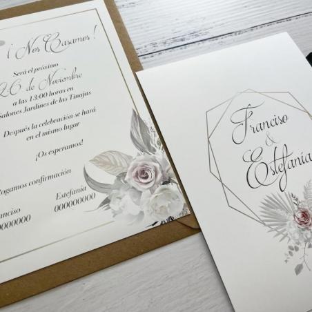 Invitación de Boda Sencilla
