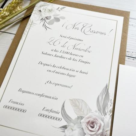 Invitación de Boda Sencilla