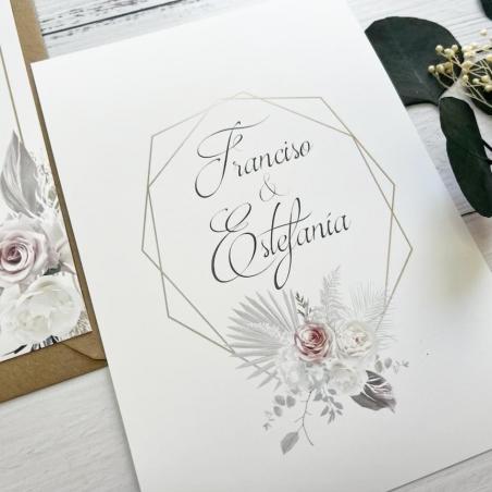 Invitación de Boda Sencilla