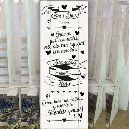 Cartel de Boda Sencillo
