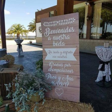 Cartel para boda