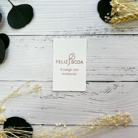 Bengala A Juego con Invitación