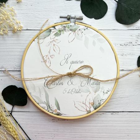 Bastidor Alianzas Elegante Oro