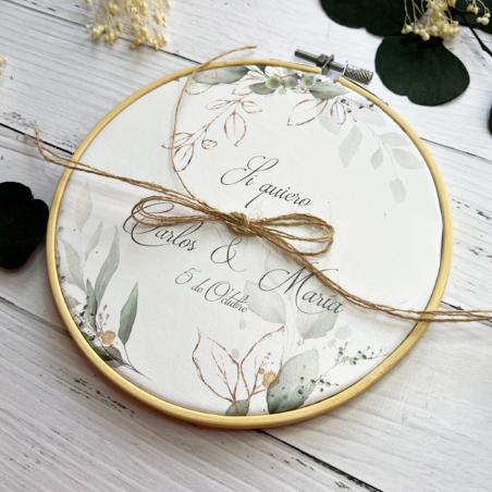 Bastidor Alianzas Elegante Oro
