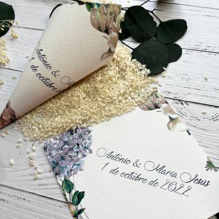 Cono Boda Peonias