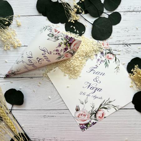 Cono Boda Elegante Chic