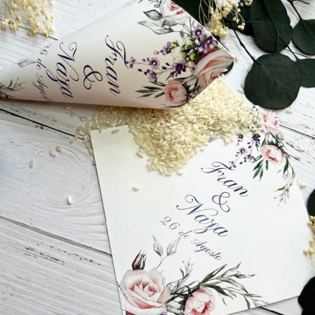 Cono Boda Elegante Chic